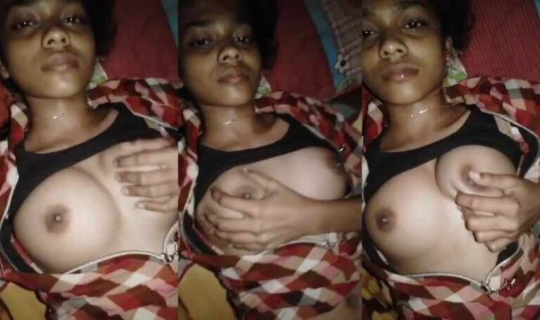 Village Girl Boobs Pressing MMS